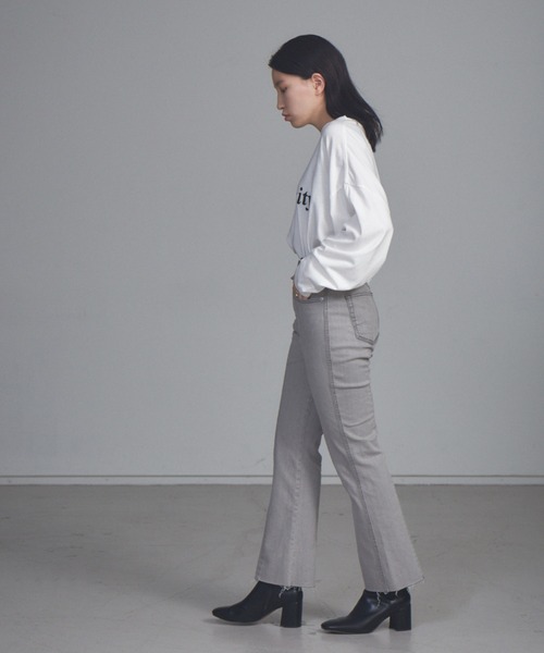 NOMINE（ノミネ）の「【展開店舗限定】セミフレアデニム（デニムパンツ・レディース・ライトグレー/ブルー・X-SMALL/S/M）」の7枚目の写真