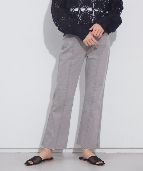 NOMINE（ノミネ）の「【展開店舗限定】セミフレアデニム（デニムパンツ・レディース・ライトグレー/ブルー・X-SMALL/S/M）」の15枚目の写真