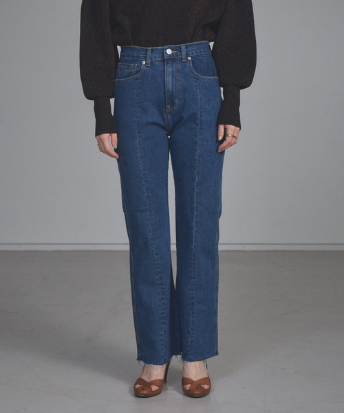 NOMINE（ノミネ）の「【展開店舗限定】セミフレアデニム（デニムパンツ・レディース・ライトグレー/ブルー・X-SMALL/S/M）」の10枚目の写真