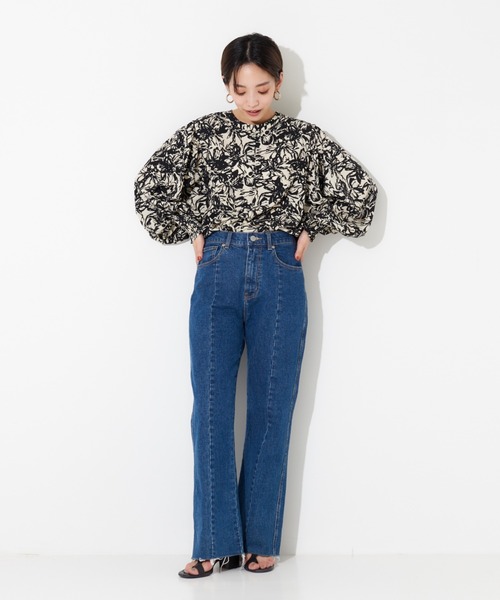 NOMINE（ノミネ）の「【展開店舗限定】セミフレアデニム（デニムパンツ・レディース・ライトグレー/ブルー・X-SMALL/S/M）」の13枚目の写真