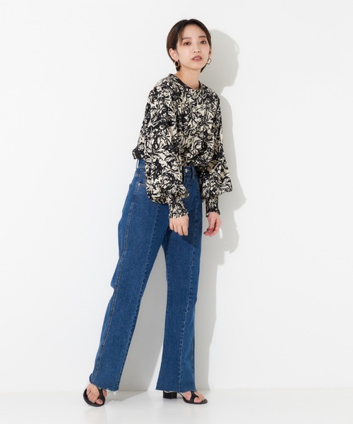 NOMINE（ノミネ）の「【展開店舗限定】セミフレアデニム（デニムパンツ・レディース・ライトグレー/ブルー・X-SMALL/S/M）」の12枚目の写真