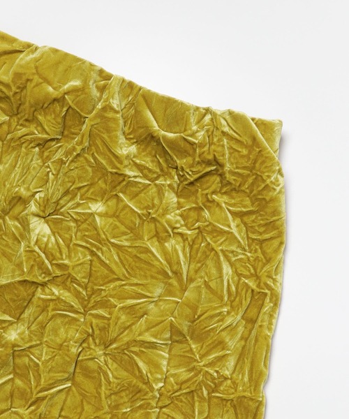 SENSE OF PLACE by URBAN RESEARCH(センスオブプレイスバイアーバンリサーチ)の「クラッシュベロアロングスカート(スカート・レディース・ブラウン/ベージュ/マスタード・ONE)」の15枚目の写真