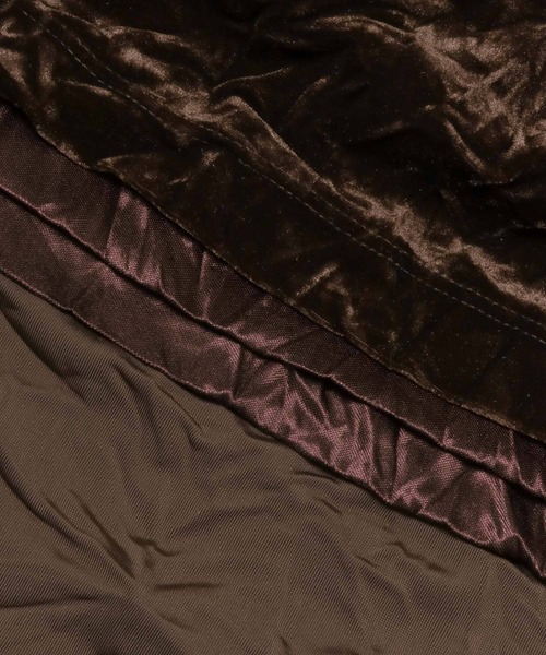 SENSE OF PLACE by URBAN RESEARCH(センスオブプレイスバイアーバンリサーチ)の「クラッシュベロアロングスカート(スカート・レディース・ブラウン/ベージュ/マスタード・ONE)」の20枚目の写真