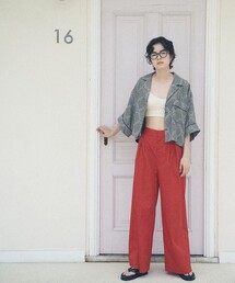 MATURED | 【MATURED】タックワイドパンツ(その他パンツ)