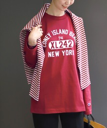 SLOBE IENA | 【Champion / チャンピオン】 ロゴカットソー【洗濯機洗い可】◆(Tシャツ/カットソー)