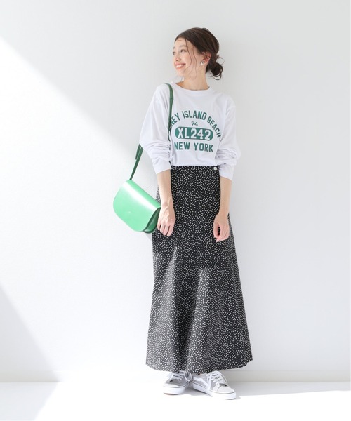 SLOBE IENA（スローブイエナ）の「【Champion / チャンピオン】 ロゴカットソー【洗濯機洗い可】◆（Tシャツ/カットソー・レディース・ホワイト/ブラウン/レッド・FREE）」の4枚目の写真