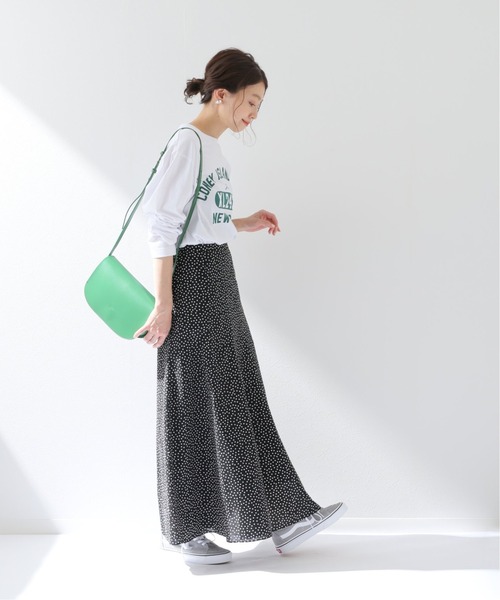 SLOBE IENA（スローブイエナ）の「【Champion / チャンピオン】 ロゴカットソー【洗濯機洗い可】◆（Tシャツ/カットソー・レディース・ホワイト/ブラウン/レッド・FREE）」の5枚目の写真