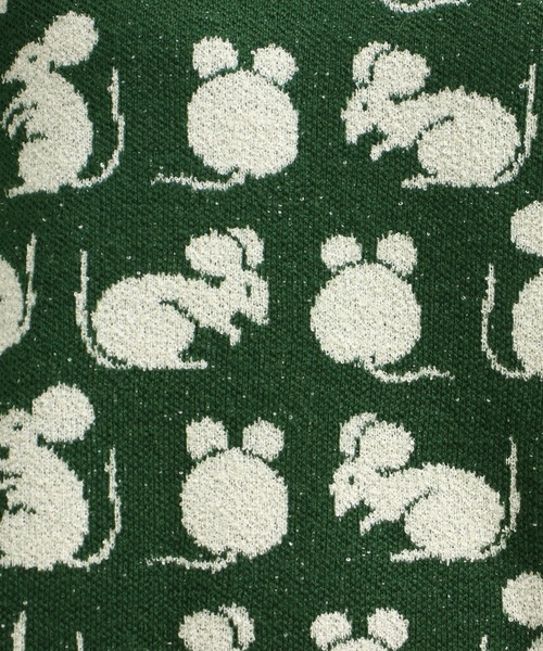 didizizi(ディディジジ)の「ネズミポーズPO(ニット/セーター・レディース・ピンク/グリーン・FREE)」の22枚目の写真