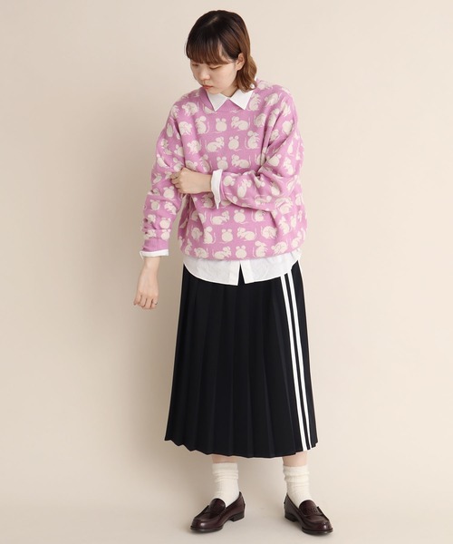 didizizi(ディディジジ)の「ネズミポーズPO(ニット/セーター・レディース・ピンク/グリーン・FREE)」の20枚目の写真