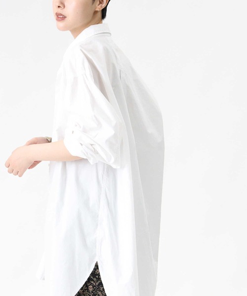 HONEYSUCKLE ROSE(ハニーサックルローズ)の「【HONEYSUCKLE ROSE】ボリュームシャツ(シャツ/ブラウス・レディース・ホワイト/ブルー・M/L)」の18枚目の写真