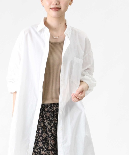 HONEYSUCKLE ROSE(ハニーサックルローズ)の「【HONEYSUCKLE ROSE】ボリュームシャツ(シャツ/ブラウス・レディース・ホワイト/ブルー・M/L)」の19枚目の写真