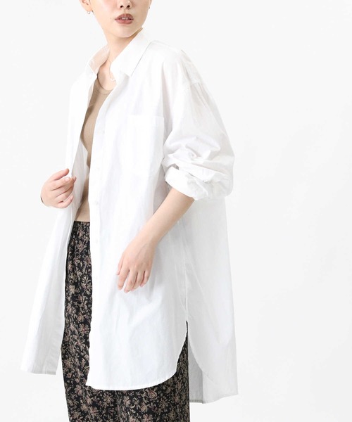 HONEYSUCKLE ROSE(ハニーサックルローズ)の「【HONEYSUCKLE ROSE】ボリュームシャツ(シャツ/ブラウス・レディース・ホワイト/ブルー・M/L)」の20枚目の写真