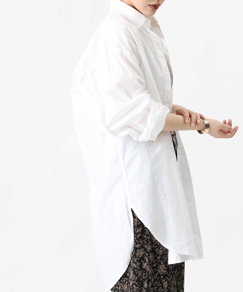 HONEYSUCKLE ROSE(ハニーサックルローズ)の「【HONEYSUCKLE ROSE】ボリュームシャツ(シャツ/ブラウス・レディース・ホワイト/ブルー・M/L)」の21枚目の写真