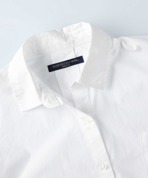 HONEYSUCKLE ROSE(ハニーサックルローズ)の「【HONEYSUCKLE ROSE】ボリュームシャツ(シャツ/ブラウス・レディース・ホワイト/ブルー・M/L)」の8枚目の写真