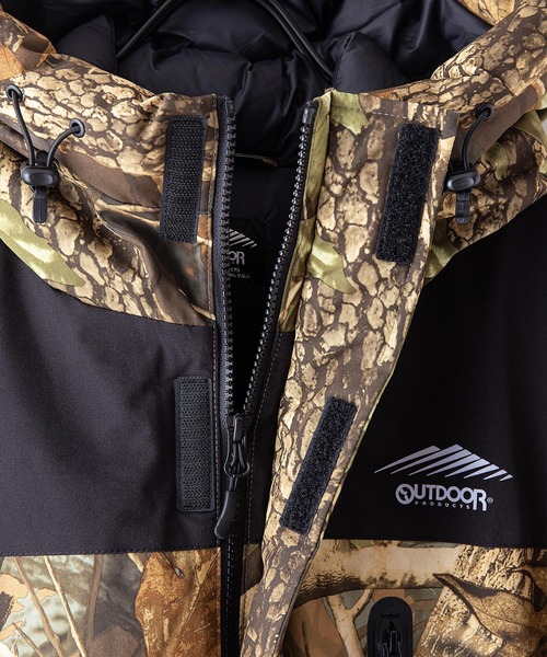 OUTDOOR PRODUCTS(アウトドアプロダクツ)の「撥水防風ストレッチ耐水圧10000mm切替中綿フードジャケット(ブルゾン・メンズ・ホワイト/カーキ/アーミー/ダークベージュ/ブラック/ネイビー/アイボリー・XX-LARGE/SMALL/LARGE/X-LARGE/XXX-LARGE/MEDIUM)」の16枚目の写真