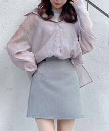 MAJESTIC LEGON | タンクセットエアリーシャツ(シャツ/ブラウス)