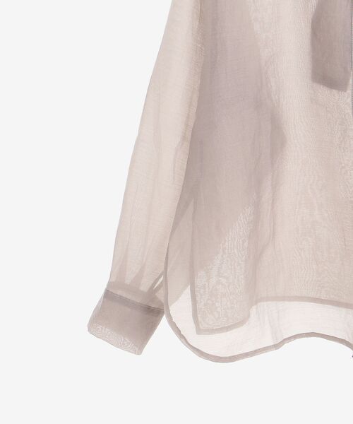 MAJESTIC LEGON（マジェスティックレゴン）の「タンクセットエアリーシャツ（シャツ/ブラウス・レディース・ブラック/グレー/アイボリー・MEDIUM）」の12枚目の写真