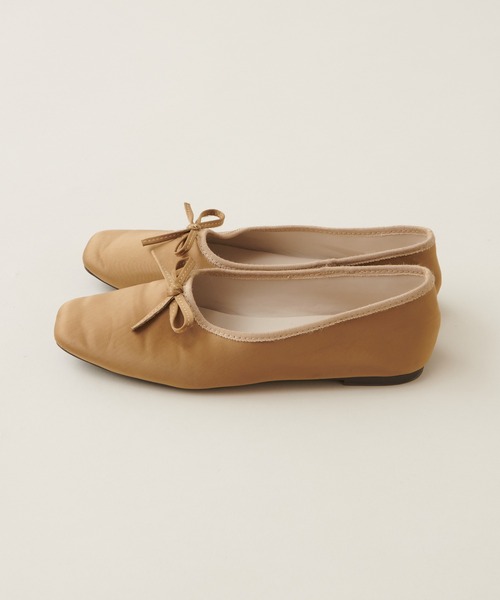 natural couture（ナチュラルクチュール）の「やわらかアソートバレエシューズ（バレエシューズ・レディース・その他/キャメル・SMALL/MEDIUM/LARGE/X-SMALL）」の3枚目の写真
