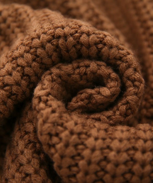 SUGAR BISKET(シュガービスケット)の「ローゲージニットカーディガン(カーディガン/ボレロ・レディース・ブラック/ダークブラウン/ブルーグリーン/グレー/グレイッシュベージュ/アイボリー・フリー)」の14枚目の写真