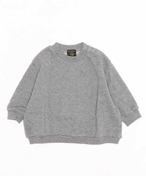 Life Support Products（ライフサポートプロダクツ）の「カラームジワイドトレーナー（80～150cm）（スウェット・キッズ・ホワイト/ピンク/ブルー/グリーン/マスタード/ホワイト系その他/杢グレー/グレー系その他/グリーン系その他/チャコール・90/100/110/120/80/130/95/140/150）」の3枚目の写真