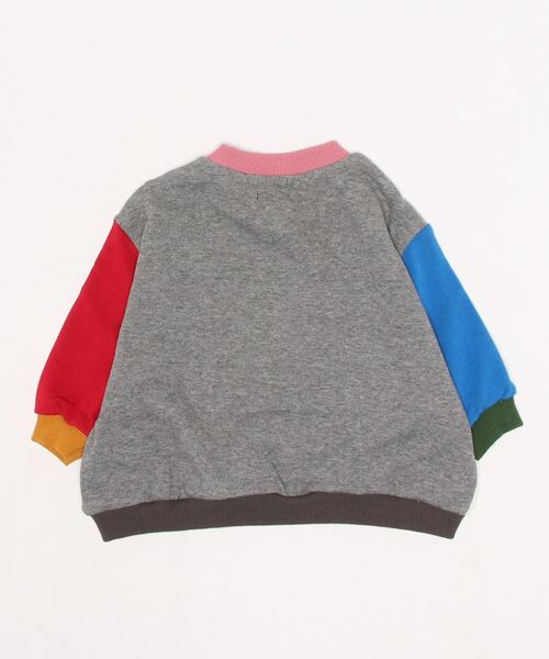 Life Support Products（ライフサポートプロダクツ）の「カラームジワイドトレーナー（80～150cm）（スウェット・キッズ・ホワイト/ピンク/ブルー/グリーン/マスタード/ホワイト系その他/杢グレー/グレー系その他/グリーン系その他/チャコール・90/100/110/120/80/130/95/140/150）」の15枚目の写真