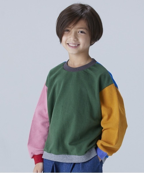 Life Support Products（ライフサポートプロダクツ）の「カラームジワイドトレーナー（80～150cm）（スウェット・キッズ・ホワイト/ピンク/ブルー/グリーン/マスタード/ホワイト系その他/杢グレー/グレー系その他/グリーン系その他/チャコール・90/100/110/120/80/130/95/140/150）」の7枚目の写真