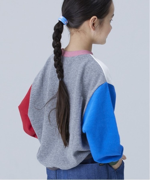 Life Support Products（ライフサポートプロダクツ）の「カラームジワイドトレーナー（80～150cm）（スウェット・キッズ・ホワイト/ピンク/ブルー/グリーン/マスタード/ホワイト系その他/杢グレー/グレー系その他/グリーン系その他/チャコール・90/100/110/120/80/130/95/140/150）」の21枚目の写真