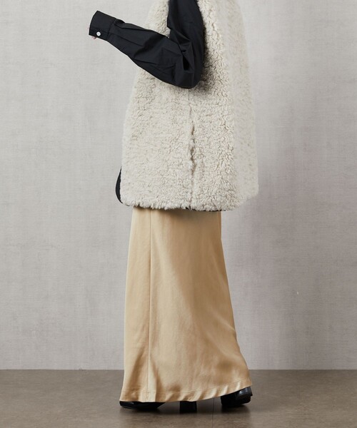 FREAK'S STORE（フリークスストア）の「▽【WEB限定】サテンマーメイドスカート（スカート・レディース・ゴールド/ブラック/ブラウン/グリーン・ﾌﾘ-）」の10枚目の写真