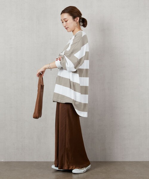 FREAK'S STORE（フリークスストア）の「▽【WEB限定】サテンマーメイドスカート（スカート・レディース・ゴールド/ブラック/ブラウン/グリーン・ﾌﾘ-）」の11枚目の写真