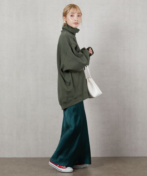 FREAK'S STORE（フリークスストア）の「▽【WEB限定】サテンマーメイドスカート（スカート・レディース・ゴールド/ブラック/ブラウン/グリーン・ﾌﾘ-）」の18枚目の写真