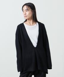 MARW UNITED ARROWS | ＜MARW UNITED ARROWS（マルゥ ユナイテッドアローズ）＞ W 深Vネック ロングスリーブニット(ニット/セーター)