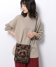 ジャカードパイピングショルダーバッグ / 228439