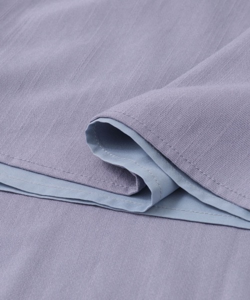 URBAN RESEARCH（アーバンリサーチ）の「【低身長向け36サイズあり】レイヤードシャツワンピース（ワンピース・レディース・ブラック/オフホワイト/ブルー/モカ・38/36）」の9枚目の写真