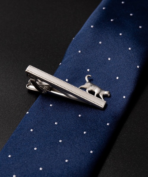 ネコ デザイン ネクタイピン 英国ブランド 専用ギフトボックス付き