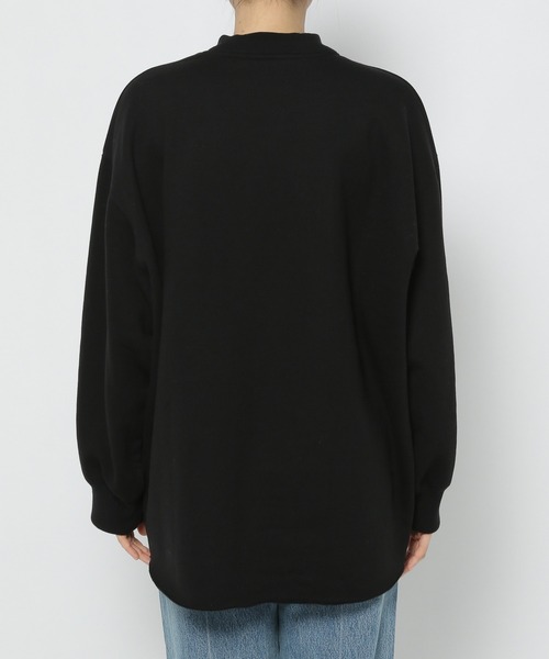 PAGEBOY（ページボーイ）の「カレッジロゴウラケプルオーバー（スウェット・レディース・ライトグレー/ブラック/オレンジ・FREE）」の16枚目の写真