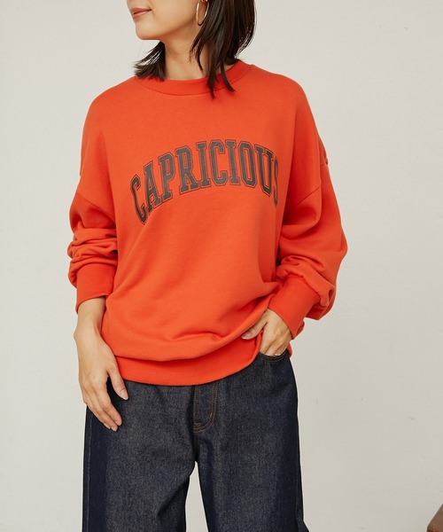 BONbazaar（ボンバザール）の「裏毛プリントスウェット（スウェット・レディース・チャコールグレー/アイボリー/レッド・FREE）」の18枚目の写真