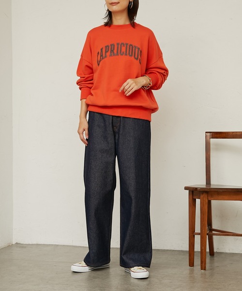 BONbazaar（ボンバザール）の「裏毛プリントスウェット（スウェット・レディース・チャコールグレー/アイボリー/レッド・FREE）」の19枚目の写真