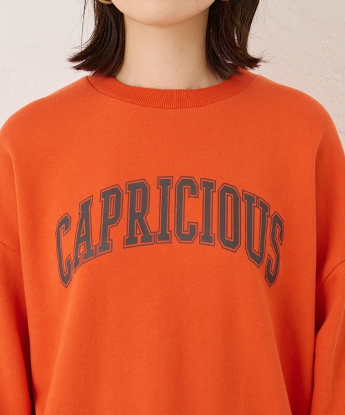 BONbazaar（ボンバザール）の「裏毛プリントスウェット（スウェット・レディース・チャコールグレー/アイボリー/レッド・FREE）」の7枚目の写真