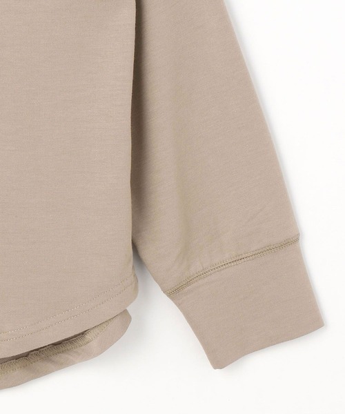 NICOLE white(ニコルホワイト)の「エンボスプリントTEE(Tシャツ/カットソー・レディース・オフホワイト/ライトグレー/ブラック・FREE)」の11枚目の写真