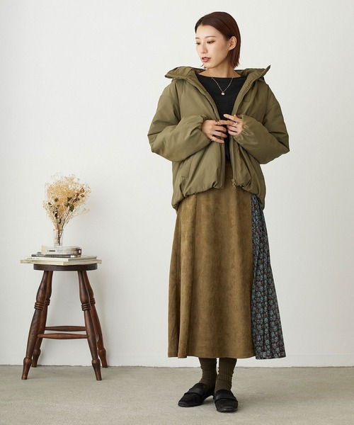 NICOLE white(ニコルホワイト)の「エンボスプリントTEE(Tシャツ/カットソー・レディース・オフホワイト/ライトグレー/ブラック・FREE)」の14枚目の写真