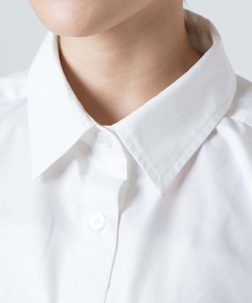 DuKKah(デュカ)の「Dukkah/【低身長向け】サイドリボンルーズシャツ(シャツ/ブラウス・レディース・ホワイト/ブルー系その他4・X-SMALL)」の8枚目の写真