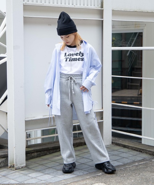 DuKKah(デュカ)の「Dukkah/【低身長向け】サイドリボンルーズシャツ(シャツ/ブラウス・レディース・ホワイト/ブルー系その他4・X-SMALL)」の20枚目の写真