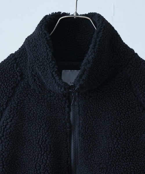 Lui's（ルイス）の「ボアブルゾン（ブルゾン・メンズ・ブラック/ベージュ・FREE）」の6枚目の写真