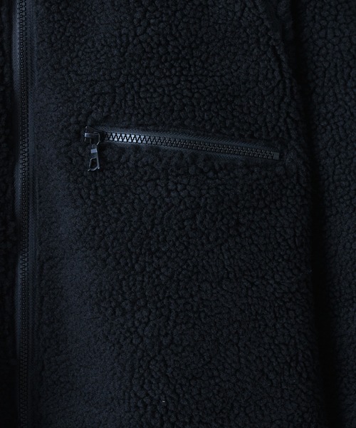 Lui's（ルイス）の「ボアブルゾン（ブルゾン・メンズ・ブラック/ベージュ・FREE）」の4枚目の写真