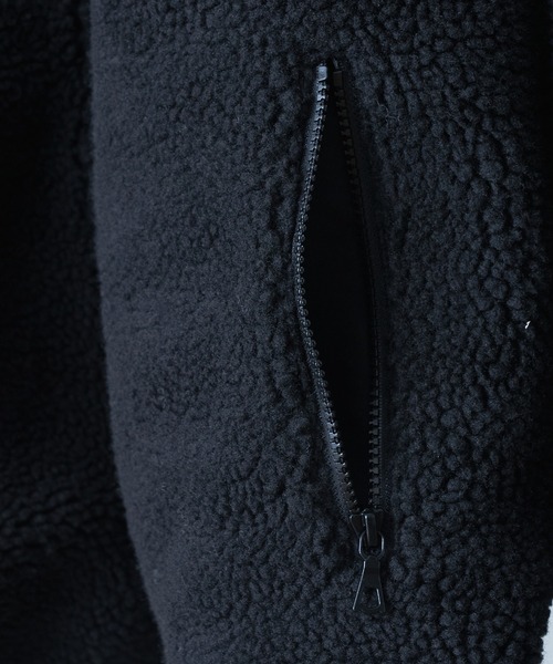 Lui's（ルイス）の「ボアブルゾン（ブルゾン・メンズ・ブラック/ベージュ・FREE）」の9枚目の写真