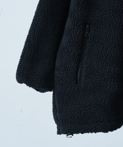 Lui's（ルイス）の「ボアブルゾン（ブルゾン・メンズ・ブラック/ベージュ・FREE）」の7枚目の写真