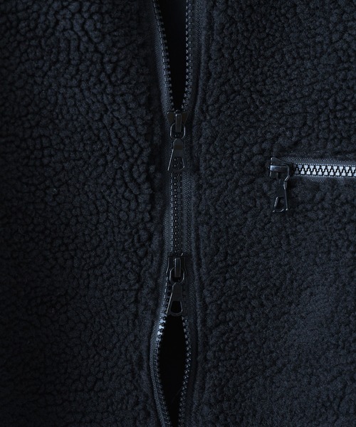 Lui's（ルイス）の「ボアブルゾン（ブルゾン・メンズ・ブラック/ベージュ・FREE）」の10枚目の写真