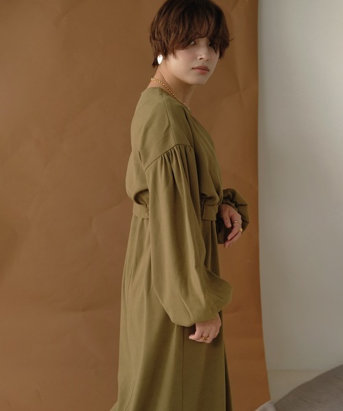 Bab（バブ）の「【WEB限定】5wayセットアップワンピース（ワンピース・レディース・ベージュ/ブラウン/カーキ・M）」の17枚目の写真