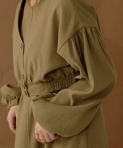 Bab（バブ）の「【WEB限定】5wayセットアップワンピース（ワンピース・レディース・ベージュ/ブラウン/カーキ・M）」の14枚目の写真