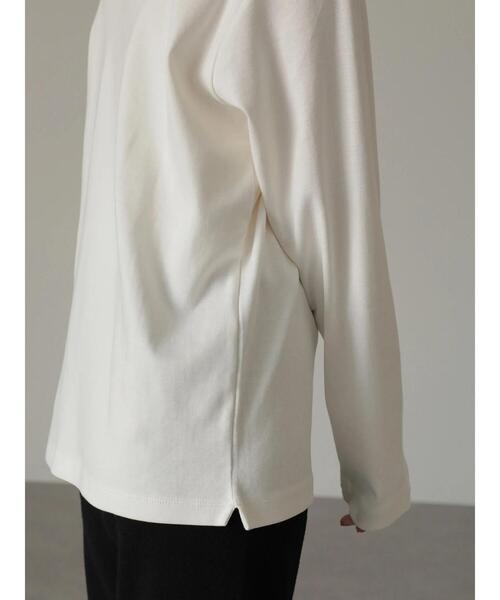 AMERICAN HOLIC（アメリカンホリック）の「クルーネックベーシックカットプルオーバー（Tシャツ/カットソー・レディース・オフホワイト/ブラック/モカ/その他7・S/M/L）」の18枚目の写真